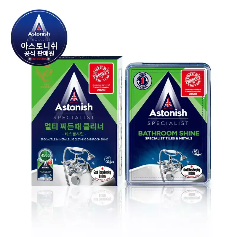 [10분러시] 아스토니쉬 욕실 물때/찌든때삭제 배스룸샤인 클리너 450g