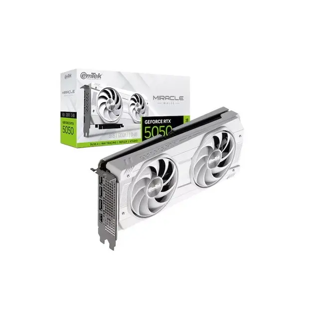 이엠텍 지포스 RTX 5050 MIRACLE WHITE D6 8GB