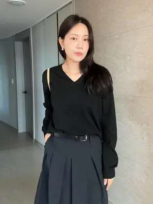 [보라프롬PICK]Classical Soft V-Neck Knit (3color)