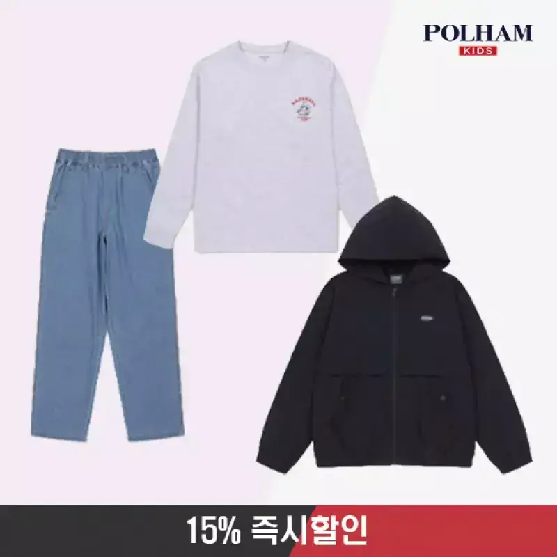 [15%쿠폰] 본사공식 폴햄키즈 BEST 아이템 64종 특가! 반팔티/반바지/상하세트 외~