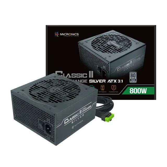 (공식총판)마이크로닉스 Classic II 풀체인지 800W 80PLUS 실버 ATX3.1 (블랙)