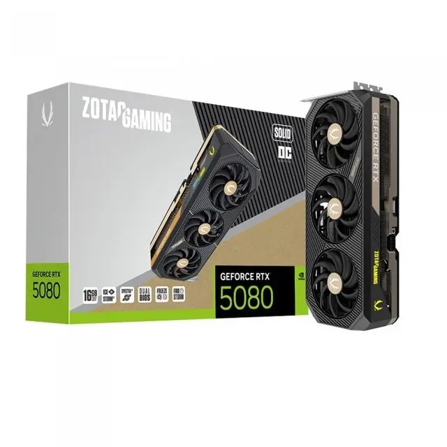 ZOTAC GAMING 지포스 RTX 5080 SOLID CORE OC D7 16GB_S