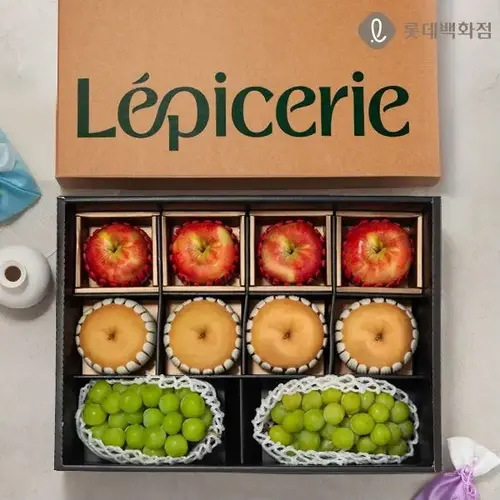 [자연맛남]레피세리 과일 혼합2호 6kg(사과4개+배4개+샤인2개) 세트