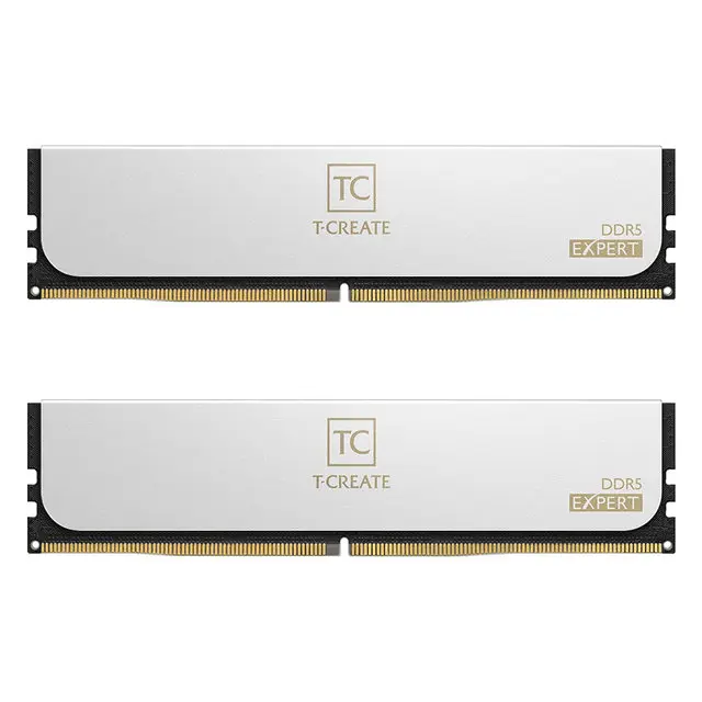 [서린공식] 팀그룹 T-CREATE DDR5-6000 CL34 EXPERT 화이트 패키지 64GB(32Gx2)