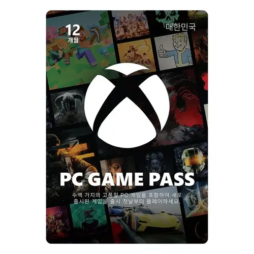 [마이크로소프트]PC 게임패스 12개월 이용권 윈도우 / 한국전용 - Xbox Digital Code