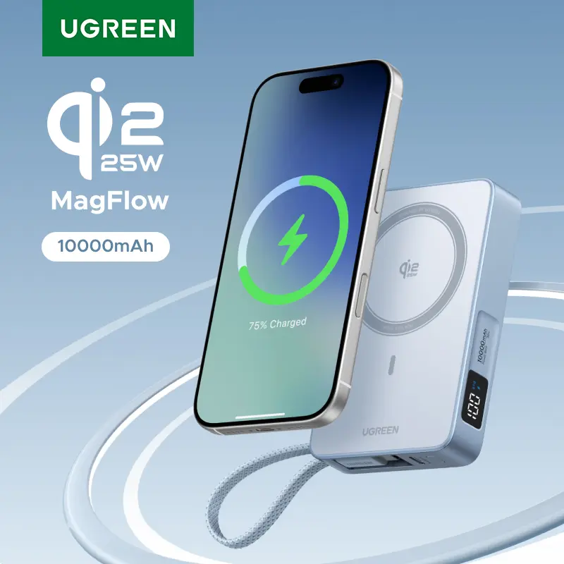【KC 인증】UGREEN 유그린 Qi2.2 25W 파워뱅크