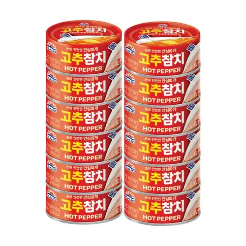 사조 고추참치 12입(100gx6+85gx6)