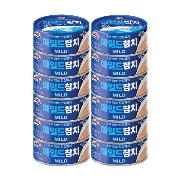 사조 마일드참치 12입(100gx6+85gx6)