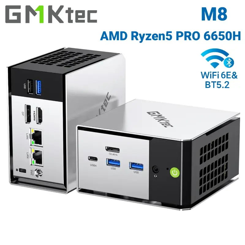 GMKtec M8 미니 PC AMD Ryzen 5 PRO 6650H
