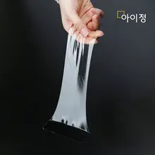 아이정 양면테이프 겔테이프 투명 실리콘 다용도 접착 테이프 1매