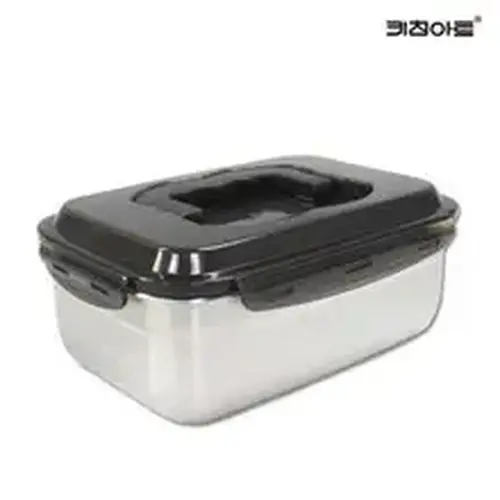 키친아트 스텐레스 다용도 밀폐용기 김치통 2.45L 1호 보관용기
