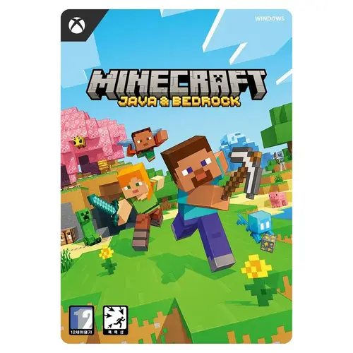[마이크로소프트]Windows 마인크래프트 자바 & 베드락 에디션 Xbox Digital Code