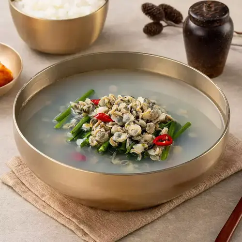 섬진강고향집 국내산 재첩국 320g 500g 6팩 외