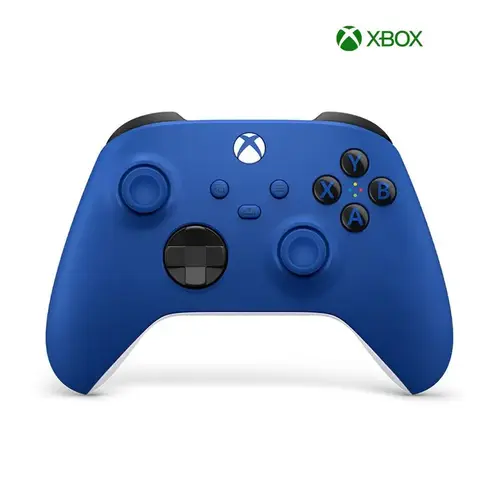 [마이크로소프트]Xbox 무선 컨트롤러 쇼크블루 게임패드 조이스틱