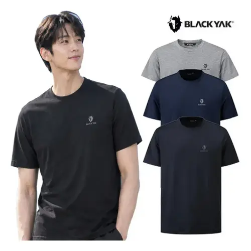 블랙야크 공용 3종세트 냉감 속건 기능성 트리플라운드반팔티 1BYRTXV909