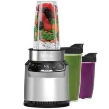 샤크닌자 Auto-IQ 뉴트리 블렌더 프로 믹서기 BN500KR[원터치/싱글컵3개 900ML/700ML/500ML]