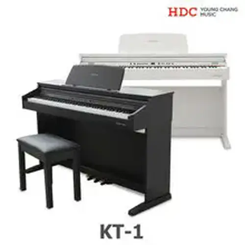 디지털피아노 KT1(화이트/로즈우드)[착불 55,000원]