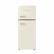 쿠잉 쿠잉 레트로 소형 냉장고 REF-D121C [115L/모던크림]