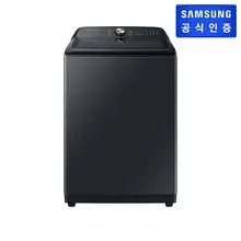 삼성전자 일반 세탁기 WA21A8376KV (21kg, 버블폭포, 입체돌풍세탁, 무세제통세척, 4중진동저감, 블랙케비어)