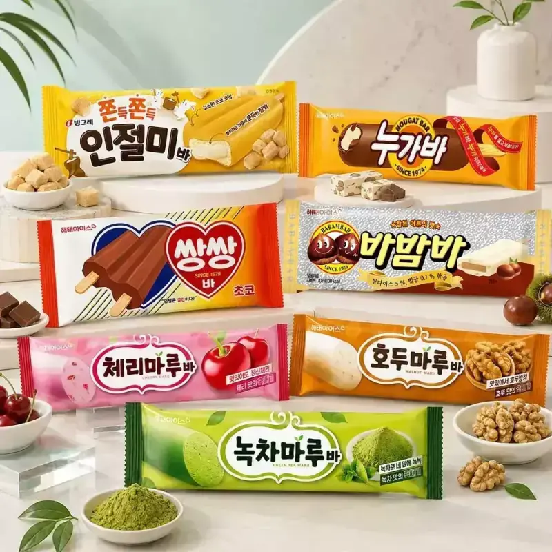 [20+20] 해태 바 20+20 골라담기 / 쌍쌍바 누가바 바밤바 인절미바 호두마루 체리마루 녹차마루