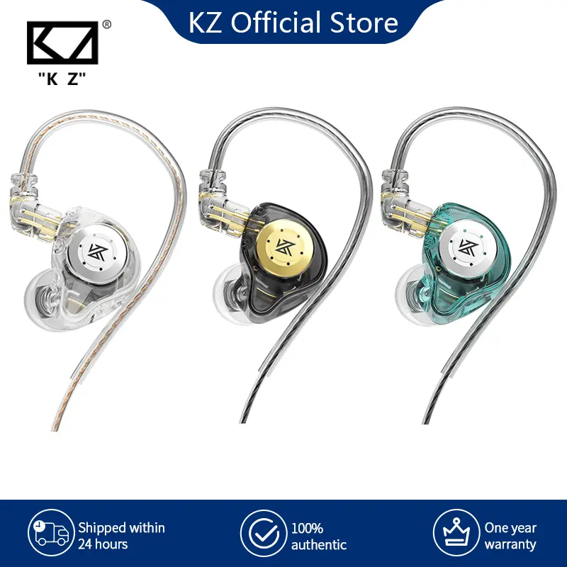 KZ EDX pro 이어폰 베이스 인 이어 모니터 헤드폰 스포츠 소음