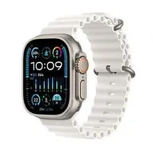 Apple 애플워치 울트라2 49mm, GPS + Cellular (티타늄, 화이트 오션밴드) - [MREJ3KH/A]