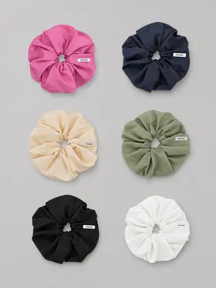 basic silky cotton scrunc63 colors