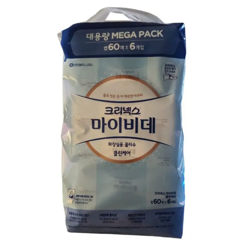 마이비데 키즈 화장실용 물티슈 캡형, 40매, 9개 - 비데티슈
