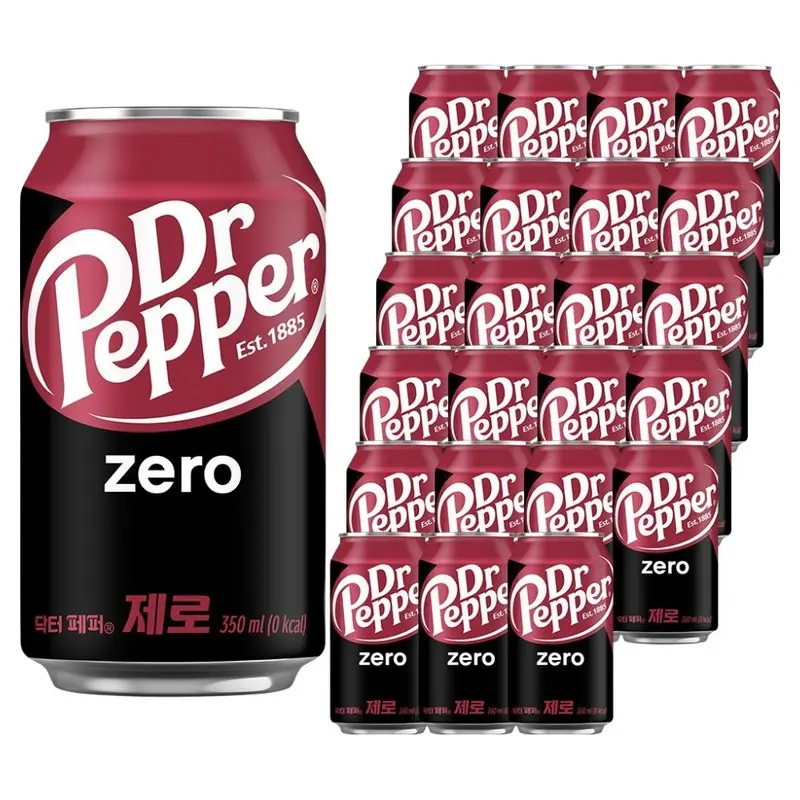 환타 제로 파인애플 탄산음료, 350ml, 24개 - 환타/써니텐