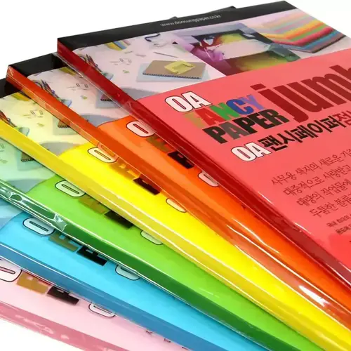 OA 팬시페이퍼 80g 100매 / A4 색지 용지