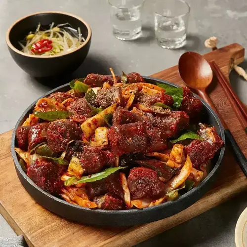 [쿡솜씨] 매콤순대볶음 야시장1등메뉴 캠핑추천템 신선야채 밀키트