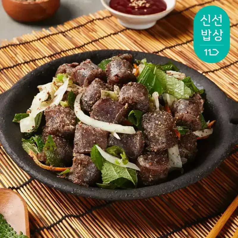 [쿡솜씨] 백순대볶음 들깨 순대볶음 신선야채 밀키트