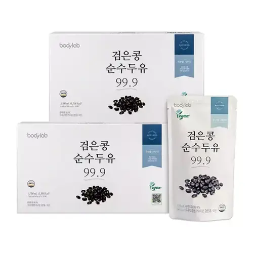 [바디랩] 검은콩 순수두유 99.9, 185ml, 20포, 2박스