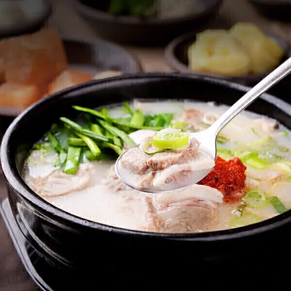 부산 돼지국밥 600gX5봉+(다대기5봉 증정)) /부산의 맛