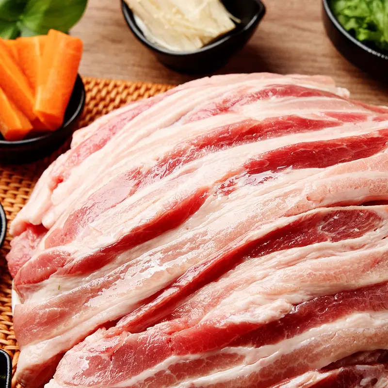 [무배] 갓성비 끝판왕 대용량 삼겹살 1kg x4팩