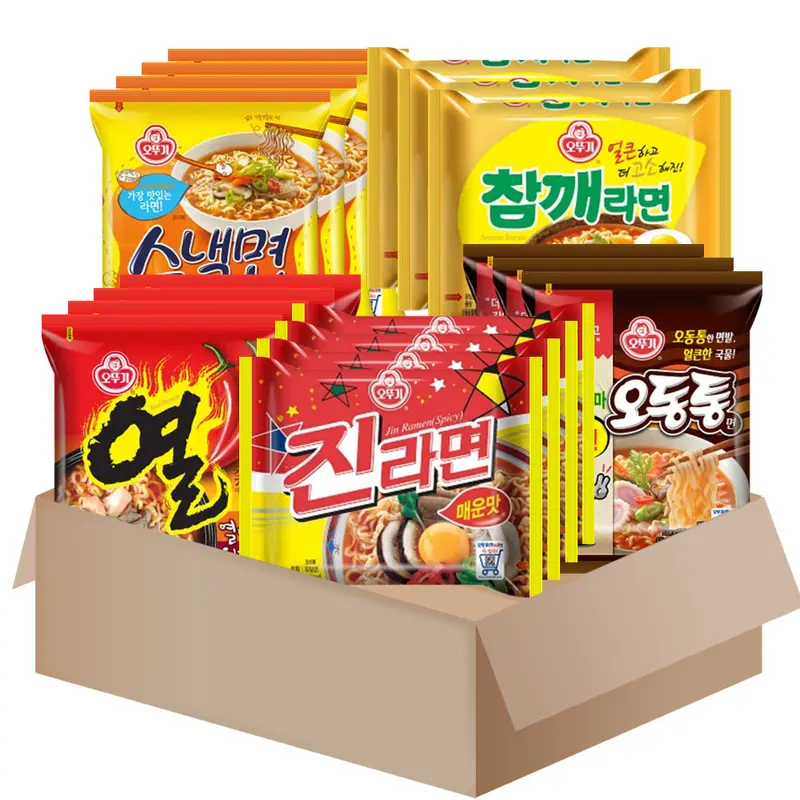 오뚜기 라면세트 5종 {열라면4+스낵면4+진라면매운맛4+오동통면3+참깨라면3}[TE117] (추가할인 896원)
