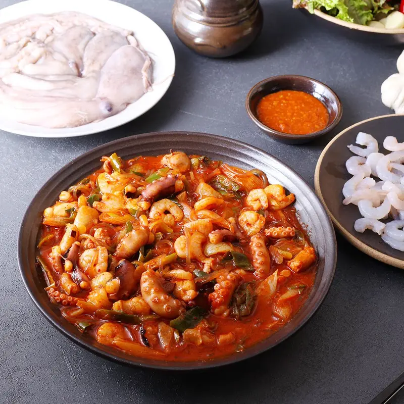 소문난 얼큰 조방낙지 낙새 /낙곱새 700g 2-3인분