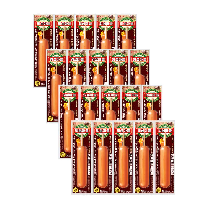 롯데웰푸드 의성마늘 프랑크 소시지 70g (추가할인 281원)