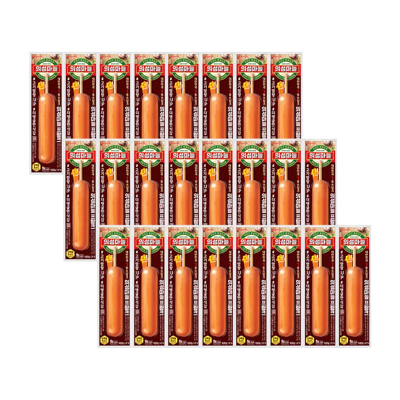 롯데웰푸드 의성마늘 프랑크 소시지 70g (추가할인 281원)