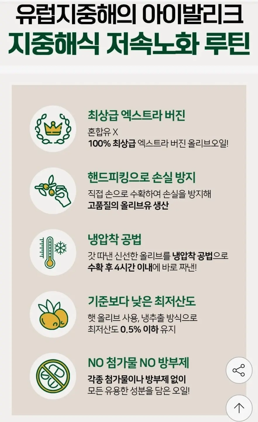 베르데 엑스트라 버진 핸드피킹 올리브오일 1000ml (15,200원/무료)