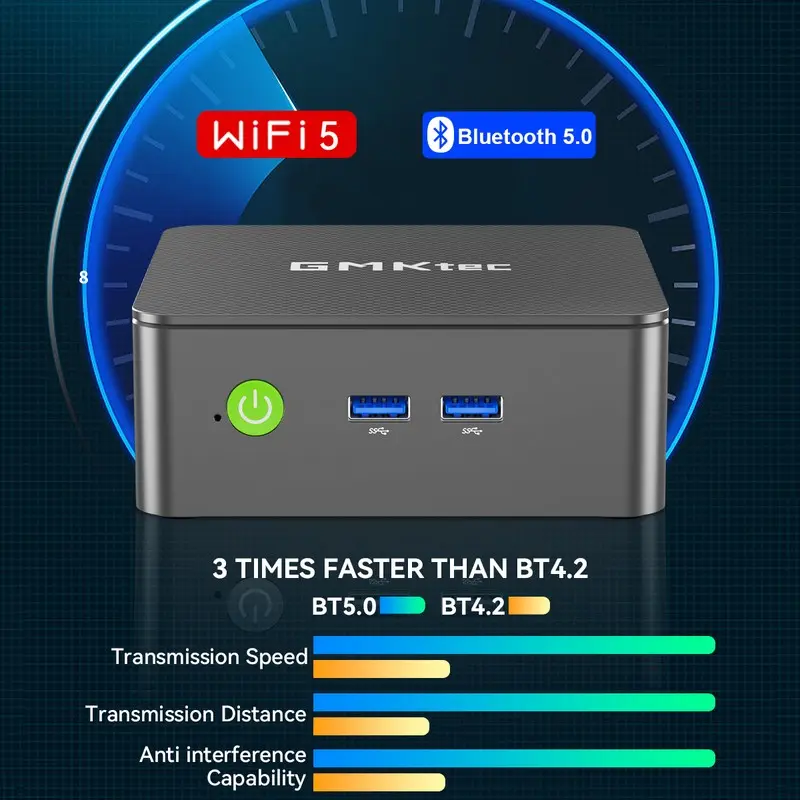 GMKtec G3S 미니 PC 인텔 알더 레이크 N95 윈도우 11 프로 미니 PC 8GB DDR4 128/256GB PCIe M.2 SSD