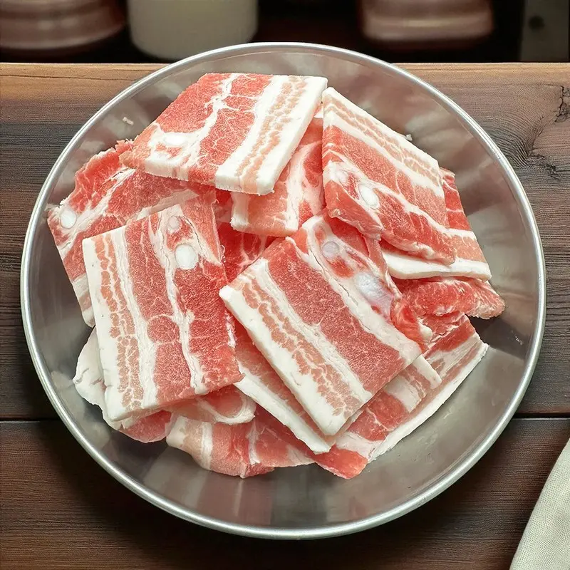 바라던 잡내없이 깔끔한 암돼지 삼겹살 용도별 담기 ( 4mm/1.3cm/2cm /2mm ) 500g x 1팩