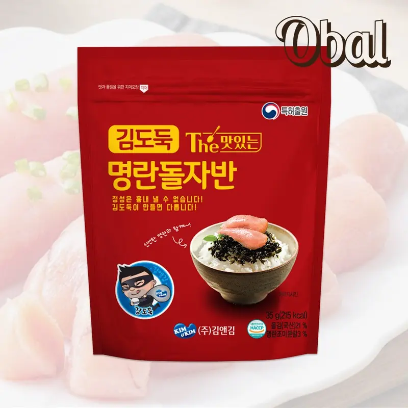 오발 명란돌자반 35g 6개입 해산물 간식 해물 가공품 해적식품