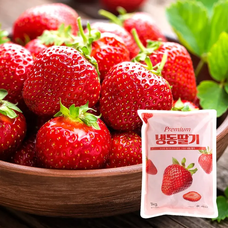 무첨가 100% 프리미엄 냉동딸기 1kg 5팩