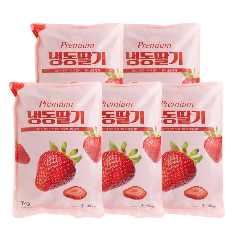 무첨가 100% 프리미엄 냉동딸기 1kg 5팩