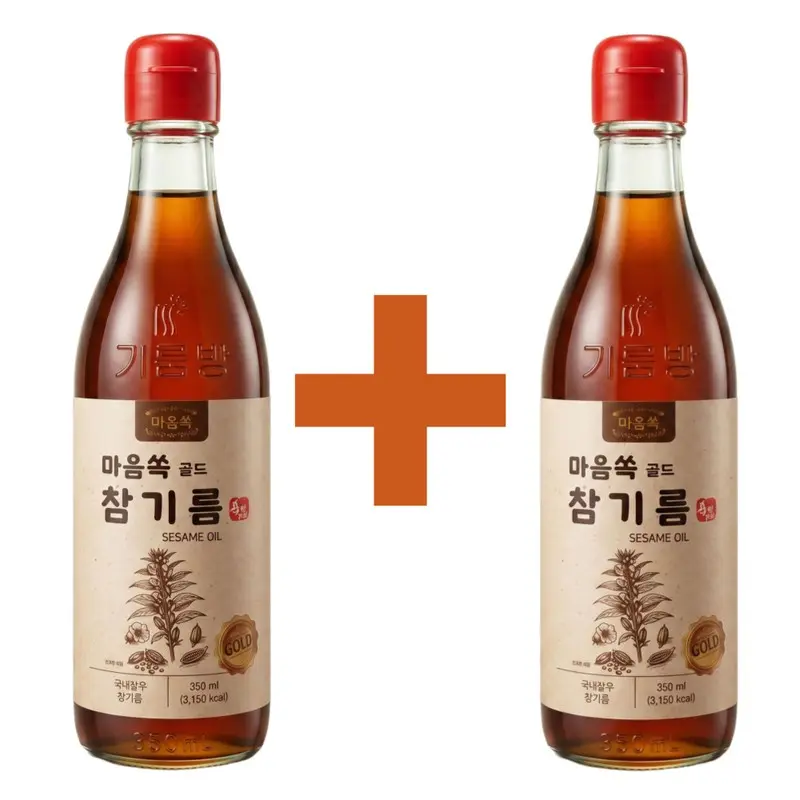1+1 마음쏙 골드 참기름 350ml