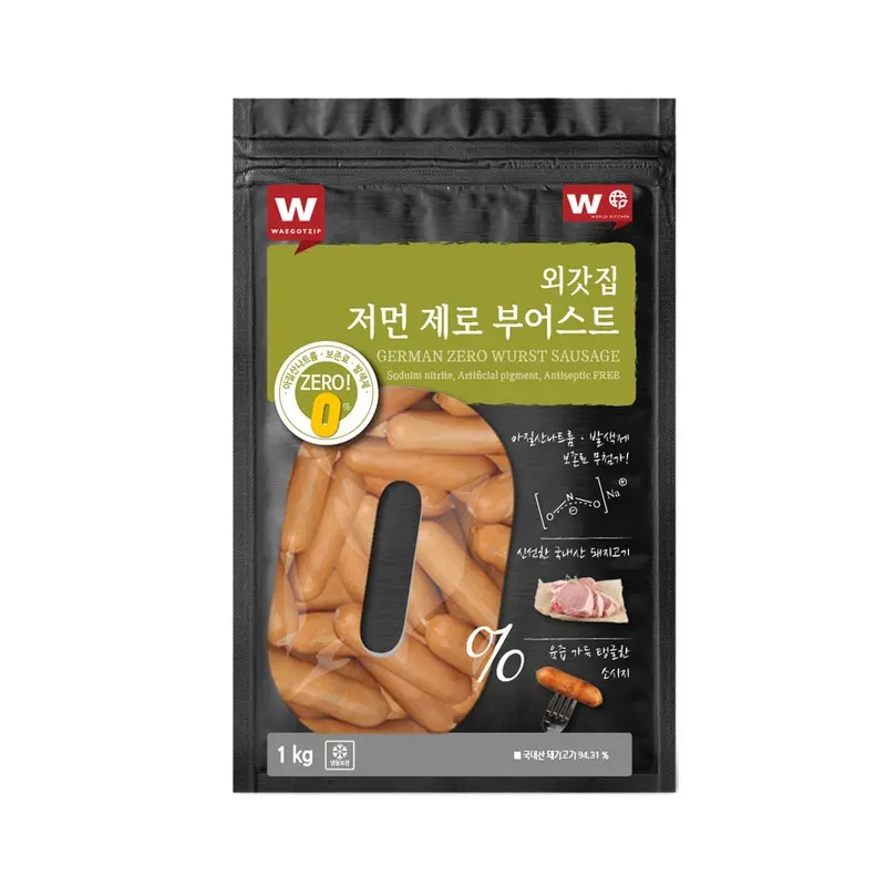 돈육94.31% 착한 소시지 1kg X 1팩