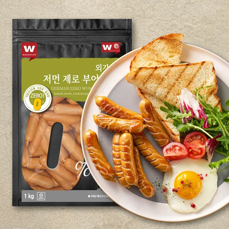 돈육94.31% 착한 소시지 1kg X 1팩