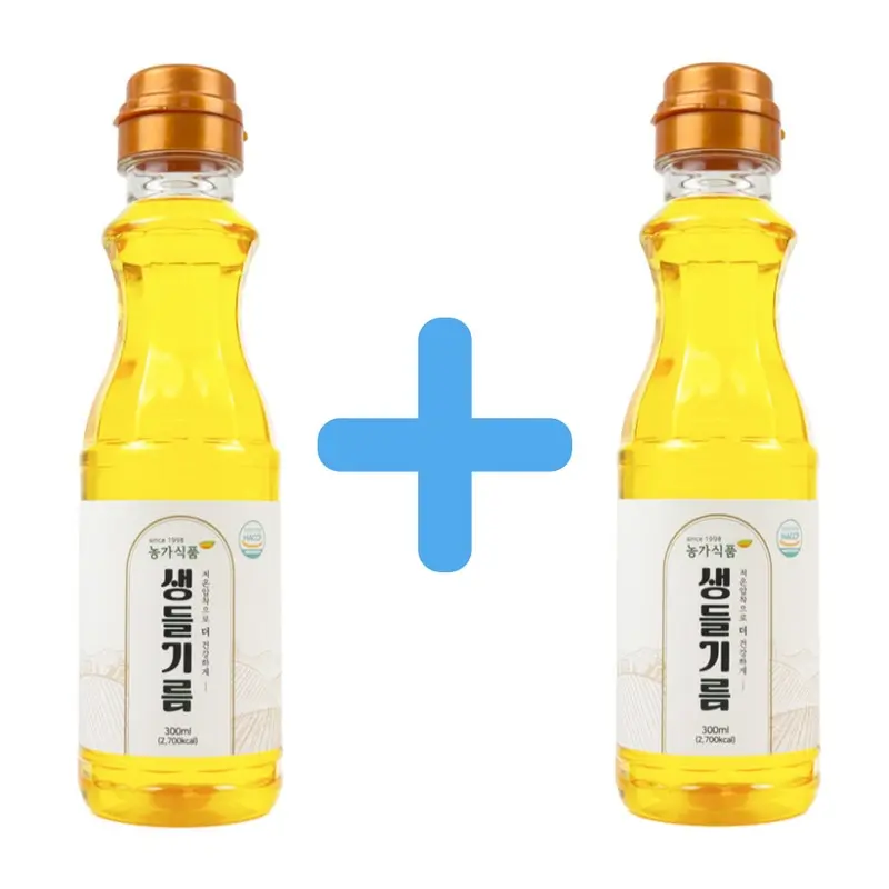 [1+1] 농가식품 저온압착 생들기름300ml