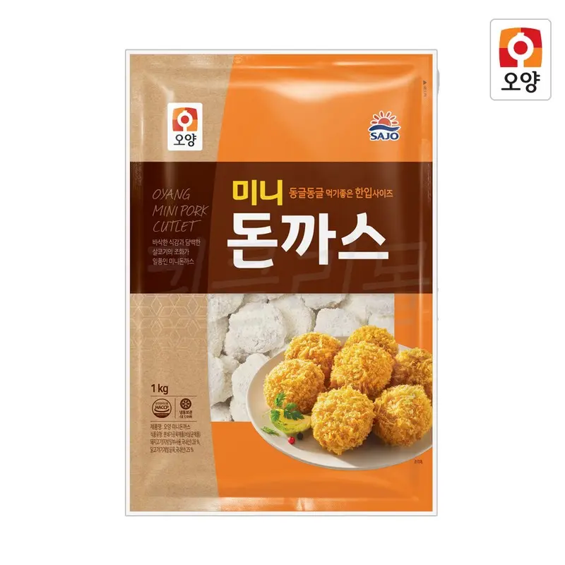 미니 돈까스 1kg / 한입 돈까스, 반찬